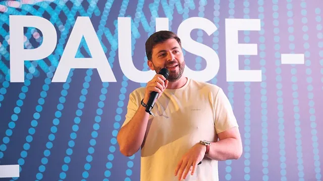 Liran Grinberg discussing cyber at Tech1