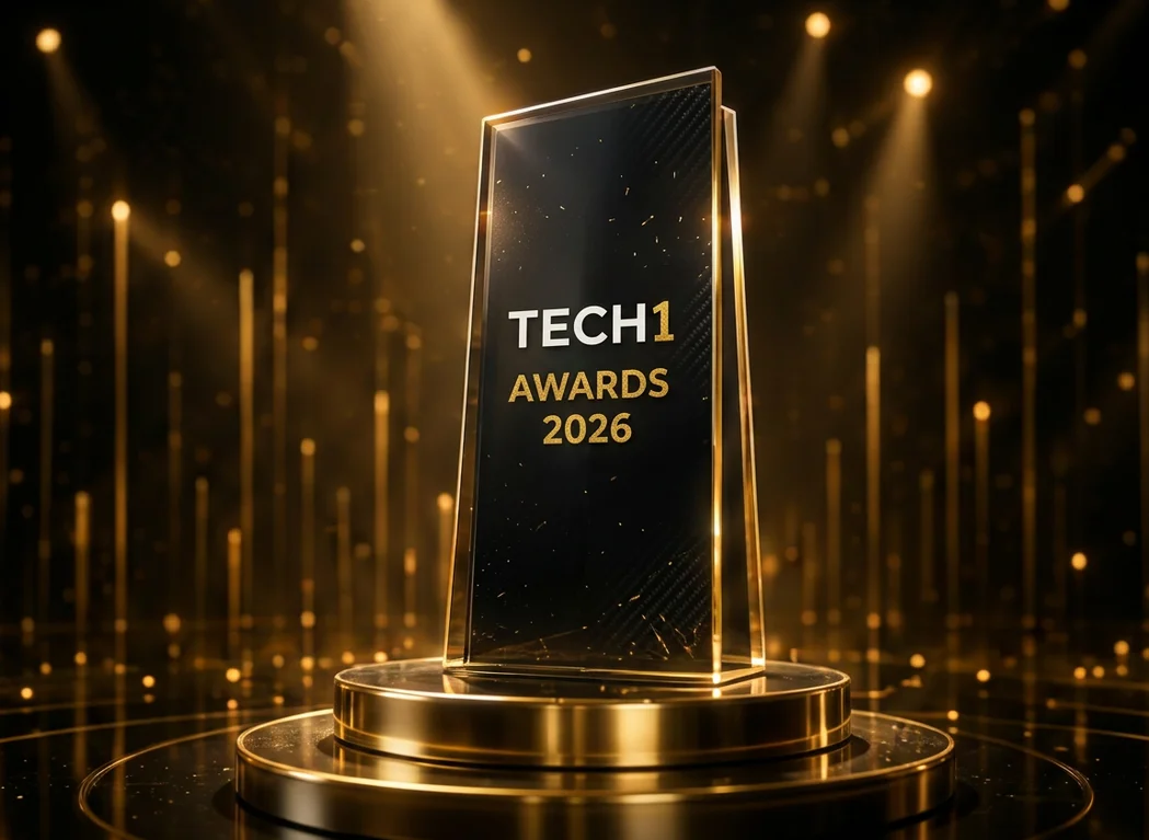 TECH1 Awards 2026 trophy
